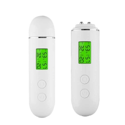 MYACUC Skin Tester Face Skin Moisture&oil Content Skin Analyzer Skin Water Cheek Elastic Skin Age Test Meter Fluorescent Agent Detector-White