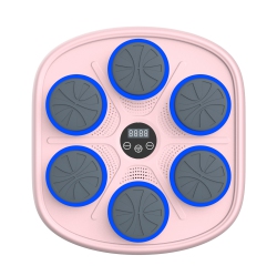 MYACUC Smart Music Boxing, for Adults And Teenagers, Training Machine With Led Electronic Wall Mounted, With Premium Boxing Gloves -Pink