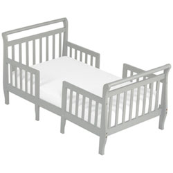 Dream On Me Emma 3-in-1 Convertible Kids Bed - Toddler - Steel Grey