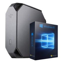 HP Refurbished (Good) - Z2 Mini G3 Workstation Desktop Computer Intel Xeon E3-1225V6 3.7Ghz 16GB Ddr4 Ram 256GB SSD Windows 10 Pro