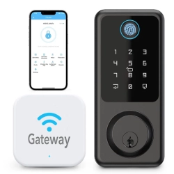 SECUSLY Wifi Smart Door Lock Electronic Lock With Gateway