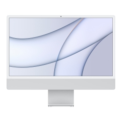 APPLE (Open Box - Excellent) Imac 24 (Retina 4.5K 8Gpu, Silver) 3.2Ghz 8-Core M1 (2021) Mgpc3Ll/a 8 GB & 512 GB Flash HD 4480 X 2520 Display Dual