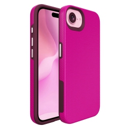 CSMART [Cs] Slim Fitted Hard PC Shell Scratch Resistant Case Cover for Iphone 16E, Hot In Pink