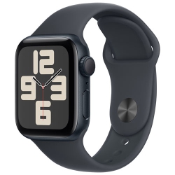 APPLE Refurbished (Excellent) - Watch Se (Gps) 40MM Midnight Aluminum Case With Midnight Sport Band - Small/medium In Multicolor