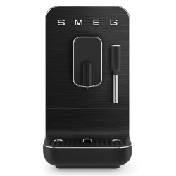 SMEG - Fully Automatic Espresso Machine With Integrated Grinder Steam Wand 6 Presets Programmable Bcc02Fbmus In Black