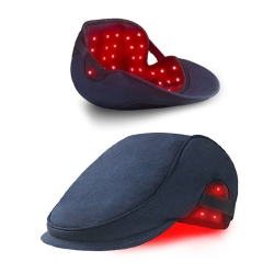 MYACUC Light Anti-Loss Hair Cap, 660Nm 850Nm Light Therapy Hair Care Hat, Infra Light Therapy Hair Growth Hat In Red