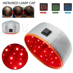 MYACUC Light Therapy Cap Hair Regrowth Hat Anti-Loss Hair Led Infra Light Therapy Hat Laser Hair Growth Cap In Red