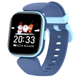 MYACUC Kids Smart Watch for Boys Girls, Fitness Activity Tracker, Heart Rate Sleep Monitor, Pedometer, Alarm Clock, Kids Smartwatch-Blue In Multicolor