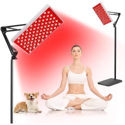 MYACUC Light Therapy for Body Face, Light Therapy Lamp Panel With Stand, 660Nm & 850Nm Led Near Infra Light Therapy Device for Full Body Skin Muscle