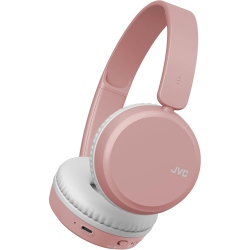 JVC - Wireless On-Ear Headphones, Built-In Microphone And Remote Control In Pink