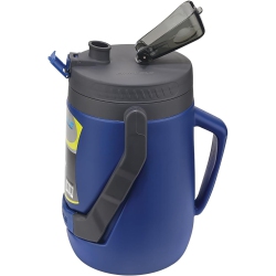 PINNACLE - Portable Insulated Water Jug, 2.5 Liter Capacity, Leakproof In Blue