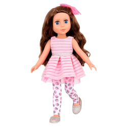 MEHIAZ Glitter Girls - Bluebell 14-Inch Poseable Fashion Doll - Dolls for Girls Age 3 & Up, Pink