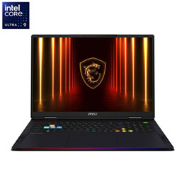 MSI Raider 18 HX 18" Gaming Laptop - Core Black (Intel Core Ultra9-285HX /64GB RAM/2TB SSD/GeForce RTX 5090)