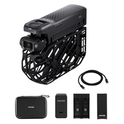 Quadricoptère X1 De Hoverair Avec Caméra, Batterie Supplémentaire, Socle De Chargement Et Étui - Noir