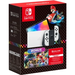NINTENDO Switch Oled Model Mario Kart 8 Deluxe Bundle + 12 Month Membership