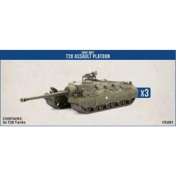 BATTLEFRONT Clash Of Steel T28 Assault Tank Platoon (X3 Plastic)