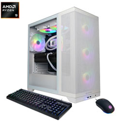 CyberPowerPC Gamer Supreme Gaming PC - White (AMD Ryzen 9 9900X/32GB RAM/2TB SSD/GeForce RTX 5080) - Eng