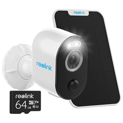 Reolink Argus Series B350 Wire-Free Indoor/Outdoor 4K UHD IP Camera with Solar Panel