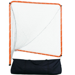VEVOR 6' X 6' Lacrosse Goal, Lacrosse Net, Steel Frame Backyard Lacrosse Training Equipment, Portable Lacrosse Goal \w Carry Bag, Perfect for Youth