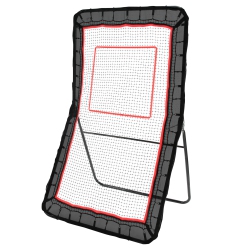 VEVOR 4X7 Ft Lacrosse Rebounder for Backyard, Volleyball Bounce Back Net, Adjustable Angle Shooting Practice Training Wall With Target