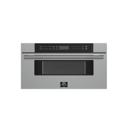 FORNO Capoliveri 30 Inch Stainless-Steel 1000 Watts Microwave Drawer 1.2 Cu.ft