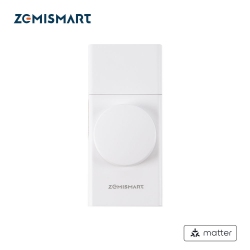 ZEMISMART Matter Over Thread Smart Built-In Battery Blind Driver Retrofit Motor - In White