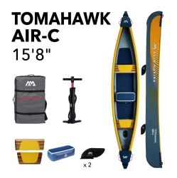 AQUA MARINA - 15'8" Tomahawk 2/3-Person Speed Canoe