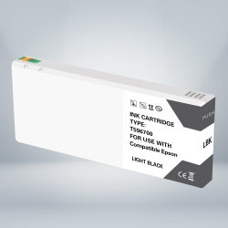 SUPERINK Compatible Epson T596700 700Ml Light Ink Cartridge By In Black