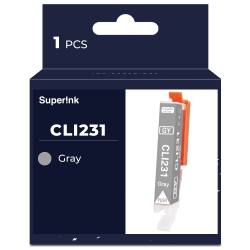 SUPERINK Compatible Canon Cli-231 Ink Cartridge By In Grey