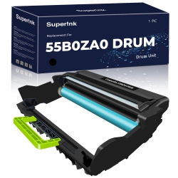 SUPERINK Compatible Lexmark 55B0Za0 Photoconductor Unit By In Black