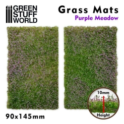 GREEN STUFF WORLD Stuff World Grass Mat Cutouts - Purple Meadow New