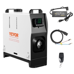 VEVOR 5-8Kw Diesel Heater, Diesel Air Heater All In One \w Remote Control And Lcd Screen, Portable Diesel Heater for Truck Van Rv Trailer Camper And