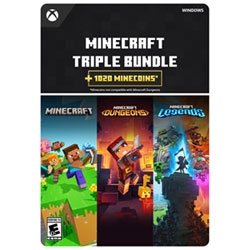 Minecraft Triple Bundle with 1020 Minecoins (Xbox Series X|S / Xbox One) - Digital Download