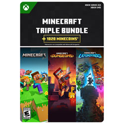 Minecraft Triple Bundle with 1020 Minecoins (Xbox Series X|S / Xbox One) - Digital Download