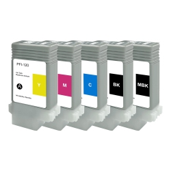 SUPERINK Compatible Canon Pfi-120 Ink Cartridge Combo Mbk/bk/c/m/y By