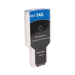 SUPERINK Compatible HP 745 300Ml Matte Ink Cartridge By In Black