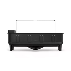SIMPLEHUMAN Steel Frame Dishrack, Matte Steel In Black