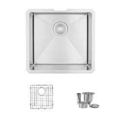 STYLISH Undermount 19 Inch Stainless Steel Single Bowl Kitchen Sink S-308Xg