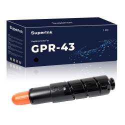 SUPERINK Compatible Canon Gpr-43 4792B003Aa Toner Cartridge By In Black