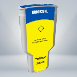 SUPERINK Compatible HP 728 300Ml Ink Cartridge By In Yellow