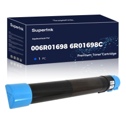 SUPERINK Compatible Xerox 006R01698 6R01698 Toner Cartridge By In Cyan