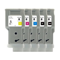 SUPERINK Compatible Canon Pfi-320 Ink Cartridge Combo Mbk/bk/c/m/y By