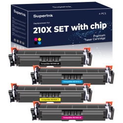 SUPERINK Compatible HP 210X Toner Set By
