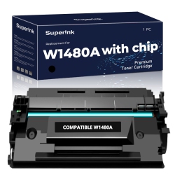 SUPERINK Compatible HP W1480A With Chip Toner By In Black