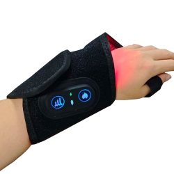 MYACUC 660Nm 850Nm Infra Light Therapy Wrap Belt for Hand Wrist Pain Relief Led Light Therapy Wristband Light Therapy Belt In Red