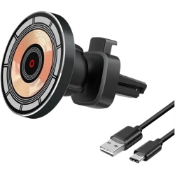YOULIGHTS Phone Holder 30W Magnetic Wireless Charger Car Air Vent Stand Holder Car Fast Charging Station Practical