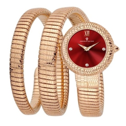 BALEC GROUP Christian Van Sant Women's Naga Dial Watch - Cv0893 By In Red