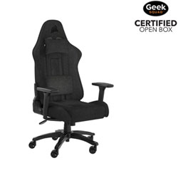 Open Box - Corsair TC100 RELAXED Ergonomic Fabric Gaming Chair (2023) - Black