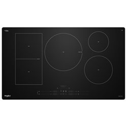 Whirlpool Intelligent 36" 5-Element Induction Cooktop (WCIT7536SB) - Black