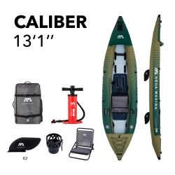 AQUA MARINA - - Caliber Angling Kayak 1/2-Person